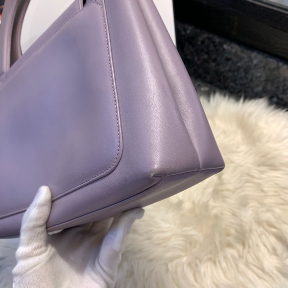 ❌SOLD❌CHANEL vintage lavender purple leather top handle Kelly bag - Picture 7 of 10